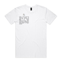Mens Tee - Definition of Futsal